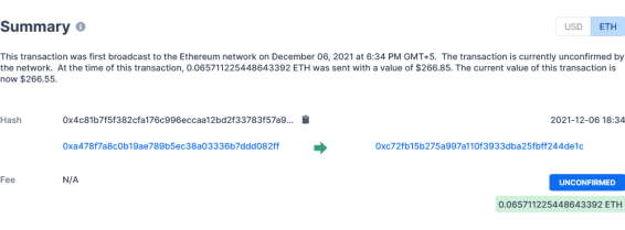 Ethereum Transaction